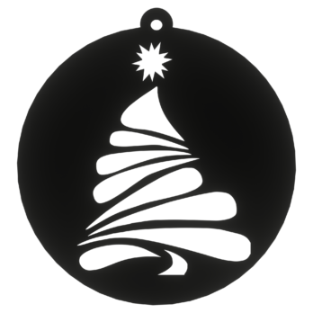 CZARNA BOMBKA CHOINKA NA CHOINKĘ OZDOBY ŚWIĄTECZNE BOŻE NARODZENIE DECOR