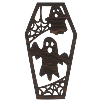 DĄB WENGE TRUMNA DUCH DUSZEK HALLOWEEN ZAWIESZKA NA ŚCIANĘ DRZWI OKNO