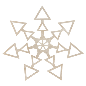 DREWNIANA BOMBKA ŚNIEŻYNKA NA CHOINKĘ OZDOBY ŚWIĄTECZNE BOŻE NARODZENIE DECOR