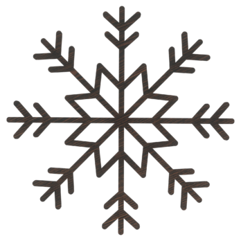 DĄB WENGE BOMBKA ŚNIEŻYNKA NA CHOINKĘ OZDOBY ŚWIĄTECZNE BOŻE NARODZENIE DECOR