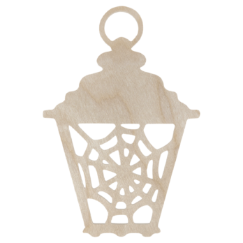 DREWNIANY LAMPION PAJĘCZYNA HALLOWEEN ZAWIESZKA NA ŚCIANĘ DRZWI OKNO