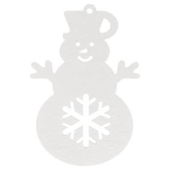 BIAŁA BOMBKA BAŁWAN BAŁWANEK ŚNIEŻYNKA NA CHOINKĘ OZDOBY ŚWIĄTECZNE BOŻE NARODZENIE