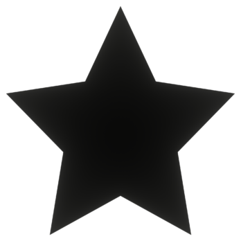 CZARNA GWIAZDKA GWIAZDECZKA OZDOBA ŚWIĄTECZNA BOŻE NARODZENIE DEKOR DIY 4CM