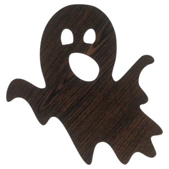 DĄB WENGE DUCH DUSZEK HALLOWEEN OZDOBA ZAWIESZKA NA ŚCIANĘ DRZWI OKNO