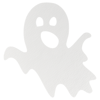 BIAŁY DUCH DUSZEK HALLOWEEN OZDOBA ZAWIESZKA NA ŚCIANĘ DRZWI OKNO