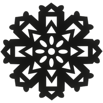 CZARNA BOMBKA ŚNIEŻYNKA NA CHOINKĘ OZDOBY ŚWIĄTECZNE BOŻE NARODZENIE DECOR