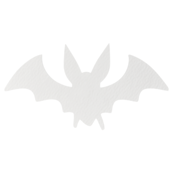 BIAŁY NIETOPERZ HALLOWEEN OZDOBA ZAWIESZKA NA ŚCIANĘ DRZWI OKNO