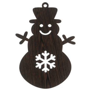 DĄB WENGE BOMBKA BAŁWAN BAŁWANEK ŚNIEŻYNKA NA CHOINKĘ OZDOBY ŚWIĄTECZNE BOŻE NARODZENIE