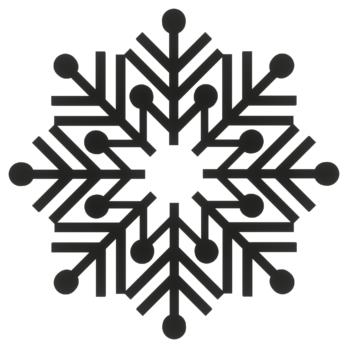 CZARNA BOMBKA ŚNIEŻYNKA NA CHOINKĘ OZDOBY ŚWIĄTECZNE BOŻE NARODZENIE DECOR