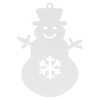 BIAŁA BOMBKA BAŁWAN BAŁWANEK ŚNIEŻYNKA NA CHOINKĘ OZDOBY ŚWIĄTECZNE BOŻE NARODZENIE