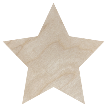 DREWNIANA GWIAZDKA GWIAZDECZKA OZDOBA ŚWIĄTECZNA BOŻE NARODZENIE DEKOR DIY 15CM