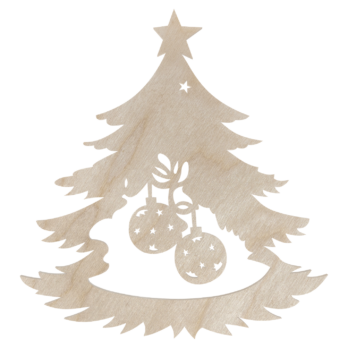 DREWNIANA BOMBKA CHOINKA DWIE BOMKI NA CHOINKĘ OZDOBY ŚWIĄTECZNE BOŻE NARODZENIE DECOR