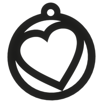 CZARNA BOMBKA SERCE NA CHOINKĘ OZDOBY ŚWIĄTECZNE BOŻE NARODZENIE DECOR