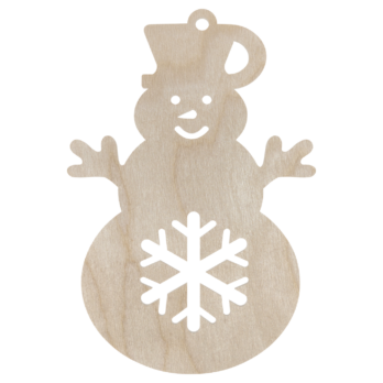 DREWNIANA BOMBKA BAŁWAN BAŁWANEK ŚNIEŻYNKA NA CHOINKĘ OZDOBY ŚWIĄTECZNE BOŻE NARODZENIE
