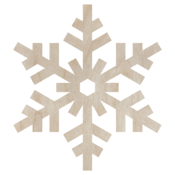 DREWNIANA BOMBKA ŚNIEŻYNKA NA CHOINKĘ OZDOBY ŚWIĄTECZNE BOŻE NARODZENIE DECOR