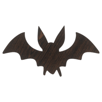 DĄB WENGE NIETOPERZ HALLOWEEN OZDOBA ZAWIESZKA NA ŚCIANĘ DRZWI OKNO