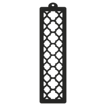 CZARNA ZAKŁADKA DO KSIĄŻKI KARO AŻUR  DEKOR KSIĄŻKA