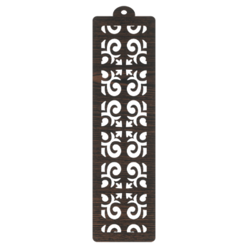 DĄB WENGE ZAKŁADKA DO KSIĄŻKI STRZAŁKI AŻUR  DEKOR KSIĄŻKA