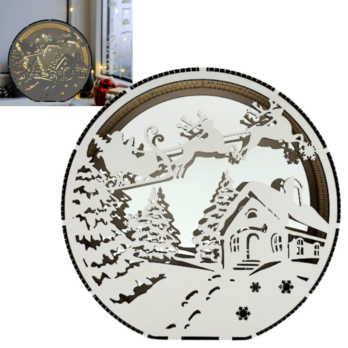 LAMPKA LAMPION DEKORACJA ŚWIĄTECZNA ŚWIĘTA BOŻE NARODZENIE LAMPKI OZDOBA