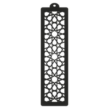 CZARNA ZAKŁADKA DO KSIĄŻKI GWIAZDKI AŻUR  DEKOR KSIĄŻKA