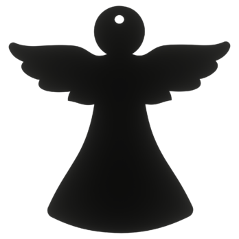 CZARNY ANIOŁ ANIOŁEK OZDOBY ŚWIĄTECZNE BOŻE NARODZENIE OZDOBA DECOR