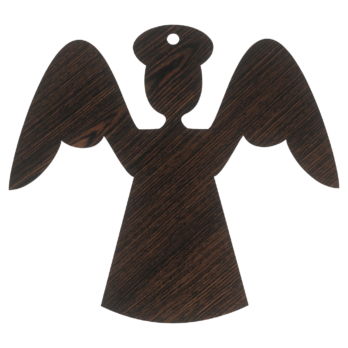 DĄB WENGE ANIOŁEK SKRZYDŁA DO GÓRY ANIOŁ OZDOBY ŚWIĄTECZNE BOŻE NARODZENIE OZDOBA DECOR