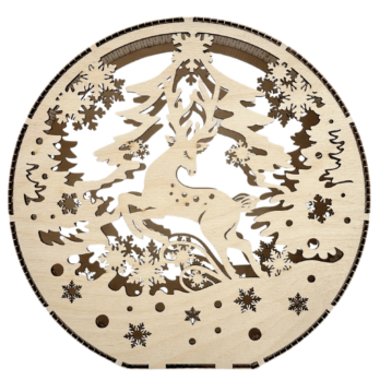 LAMPION DEKORACYJNY BOŻE NARODZENIE LAMPKA ILUMINACJA ŚWIĄTECZNA DEKORACJA