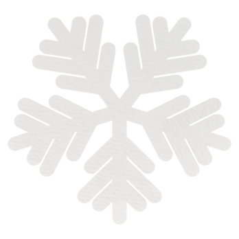 BIAŁA ŚNIEŻKA ŚNIEŻYNKA NA OKNO ŚCIANĘ WITRYNĘ DEKORACJA ŚWIĄTECZNA 40CM