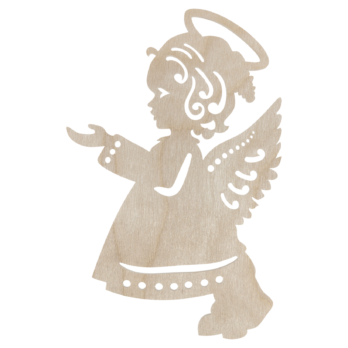 DREWNIANY ANIOŁEK Z RĄCZKAMI ANIOŁ OZDOBY ŚWIĄTECZNE BOŻE NARODZENIE OZDOBA DECOR