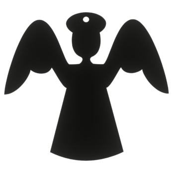 CZARNY ANIOŁEK SKRZYDŁA DO GÓRY ANIOŁ OZDOBY ŚWIĄTECZNE BOŻE NARODZENIE OZDOBA DECOR