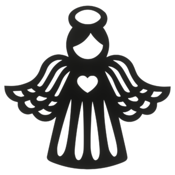 CZARNY ANIOŁ W SUKIENCE 20 CM ANIOŁEK OZDOBY ŚWIĄTECZNE BOŻE NARODZENIE OZDOBA DECOR