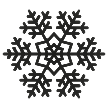 CZARNA ŚNIEŻKA ŚNIEŻYNKA NA OKNO ŚCIANĘ WITRYNĘ DEKORACJA ŚWIĄTECZNA 30CM