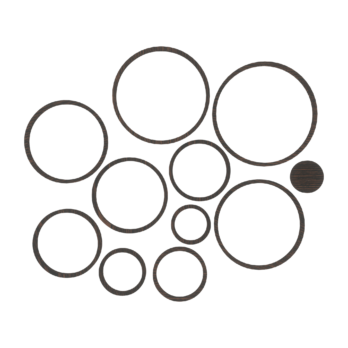 DĄB WENGE ZESTAW OKRĄGŁYCH OBRĘCZY BAZA MAKRAMA ŁAPACZ SNÓW