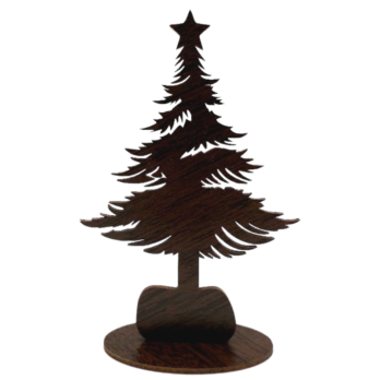 CHOINKA DEKORACYJNA NA PODSTAWCE DĄB WENGE DRZEWKO DECOR DIY DECOUPAGE 20CM