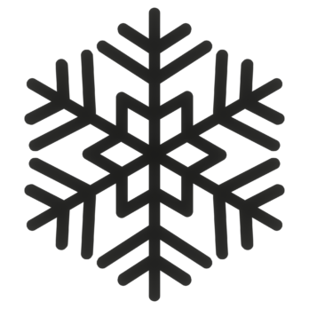 CZARNA ŚNIEŻKA ŚNIEŻYNKA NA OKNO ŚCIANĘ WITRYNĘ DEKORACJA ŚWIĄTECZNA 40CM