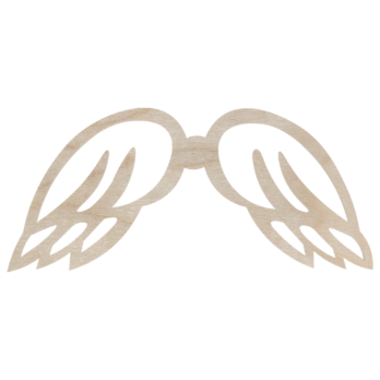 SKRZYDŁA DREWNIANE ANIOŁ SKRZYDEŁKA ANIELSKIE BAZA DECOUPAGE DO ANIOŁA