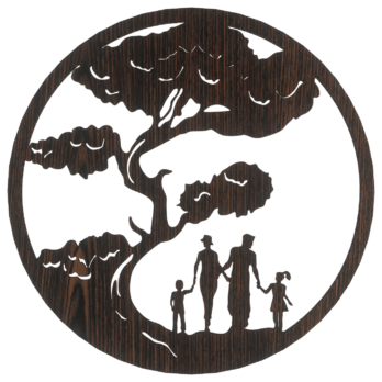 DĄB WENGE OBRĘCZ DRZEWO DRZEWKO RODZINA BAZA MAKRAMA ŁAPACZ SNÓW