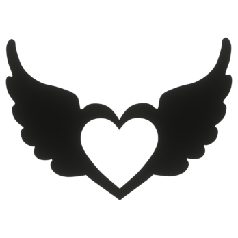 SKRZYDŁA CZARNE ANIOŁ SKRZYDEŁKA ANIELSKIE BAZA DECOUPAGE DO ANIOŁA