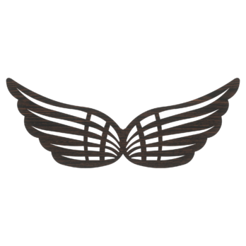 SKRZYDŁA DĄB WENGE ANIOŁ SKRZYDEŁKA ANIELSKIE BAZA DECOUPAGE DO ANIOŁA