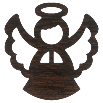 DĄB WENGE ANIOŁEK ANIOŁ ZESTAW 10 SZTUK OZDOBY ŚWIĄTECZNE BOŻE NARODZENIE OZDOBA DECOR