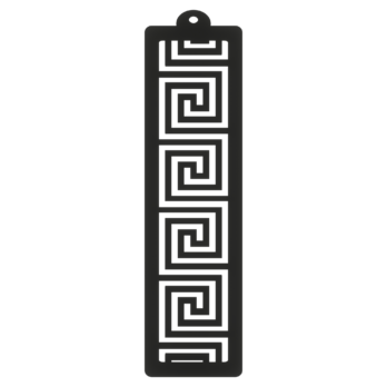 CZARNA ZAKŁADKA DO KSIĄŻKI LABIRYNT AŻUR  DEKOR KSIĄŻKA