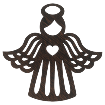 DĄB WENGE ANIOŁ W SUKIENCE 20 CM ANIOŁEK OZDOBY ŚWIĄTECZNE BOŻE NARODZENIE OZDOBA DECOR