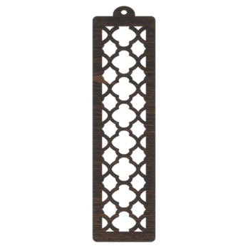 DĄB WENGE ZAKŁADKA DO KSIĄŻKI KARO AŻUR  DEKOR KSIĄŻKA