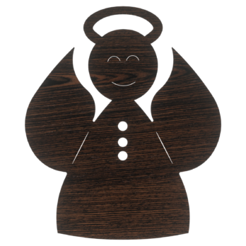 DĄB WENGE ANIOŁEK ANIOŁ ZESTAW 10 SZTUK OZDOBY ŚWIĄTECZNE BOŻE NARODZENIE OZDOBA DECOR