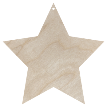 DREWNIANA GWIAZDKA ZAWIESZKA BOMBKA GWIAZDECZKA OZDOBA ŚWIĄTECZNA BOŻE NARODZENIE DIY 15CM