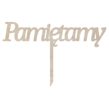 TOPPER PAMIĘTAMY PAMIĘĆ DO KWIATÓW WIĄZANEK TOPER DEKOR CMENTARZ
