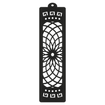 CZARNA ZAKŁADKA DO KSIĄŻKI AŻUROWA AŻUR  DEKOR KSIĄŻKA