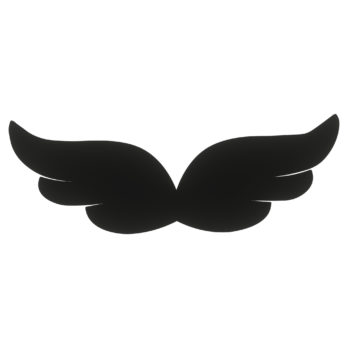 SKRZYDŁA CZARNE ANIOŁ SKRZYDEŁKA ANIELSKIE BAZA DECOUPAGE DO ANIOŁA