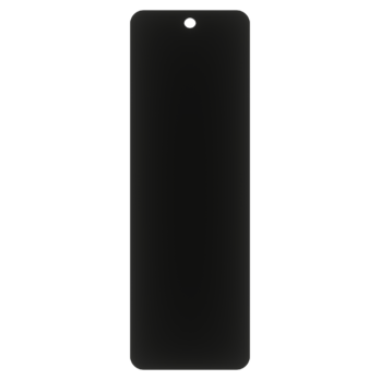 CZARNA ZAKŁADKA DO KSIĄŻKI PROSTA PUSTA DO OZDOBIENIA  DEKOR