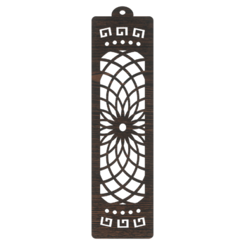 DĄB WENGE ZAKŁADKA DO KSIĄŻKI AŻUROWA AŻUR  DEKOR KSIĄŻKA